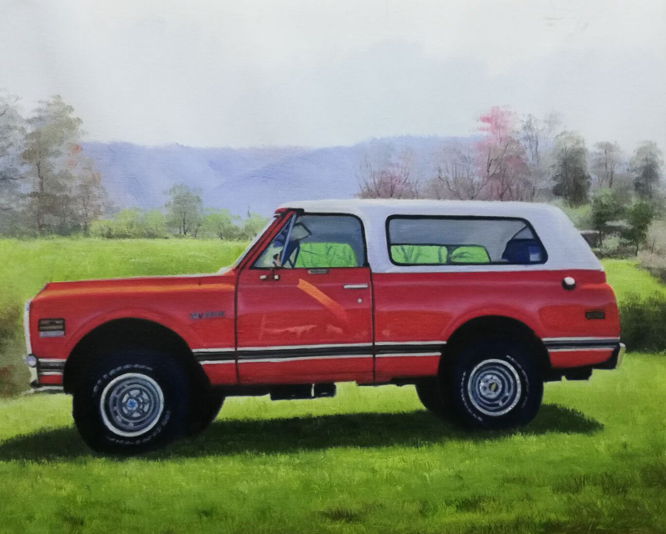 Commission a custom painting of your car