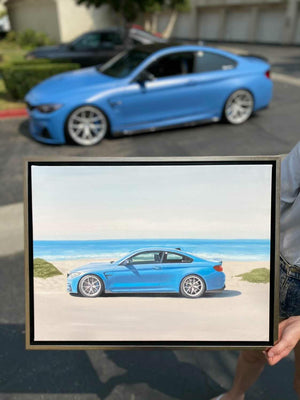 Commission a custom painting of your car